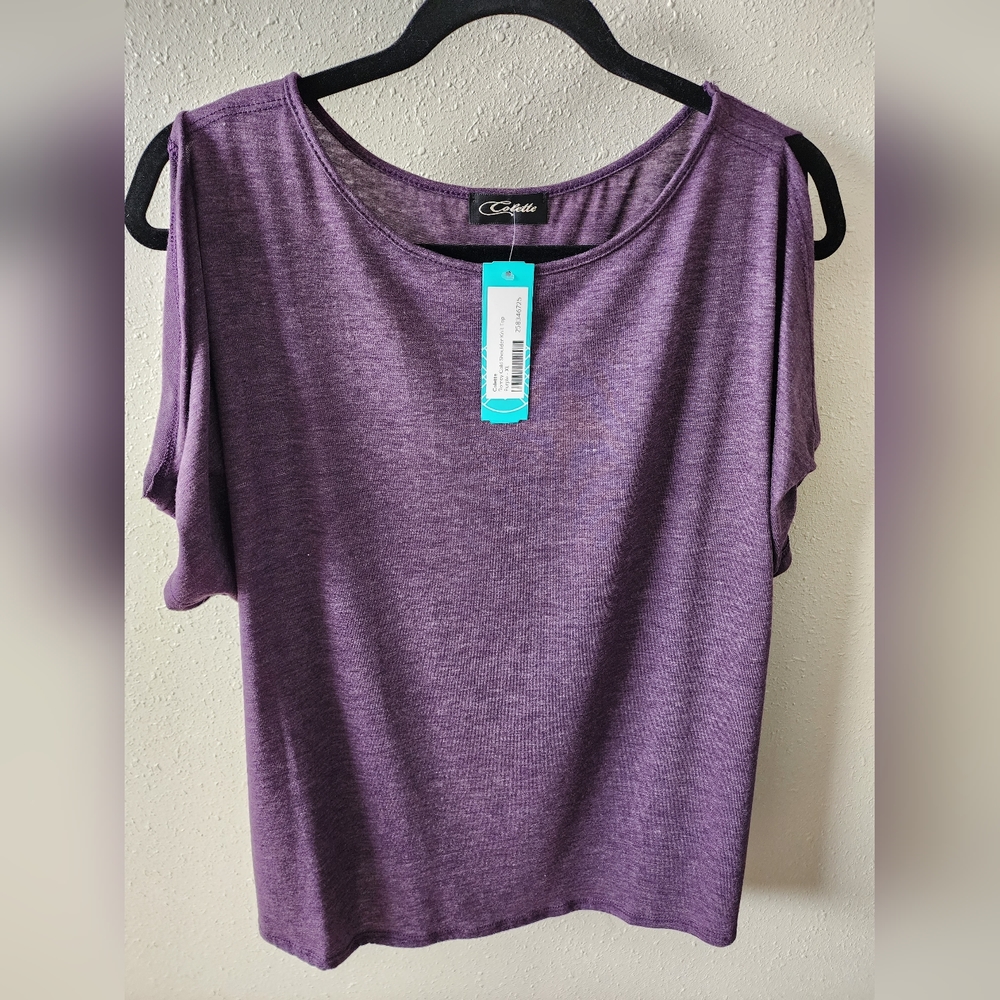 Romey Cold Shoulder Knit Top